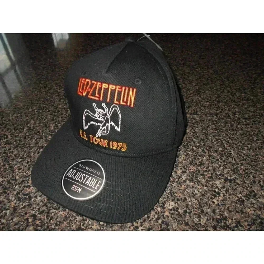 NEW Led Zeppelin U.S. Tour 1975 hat adjustable Brand New With Tags. OSFM